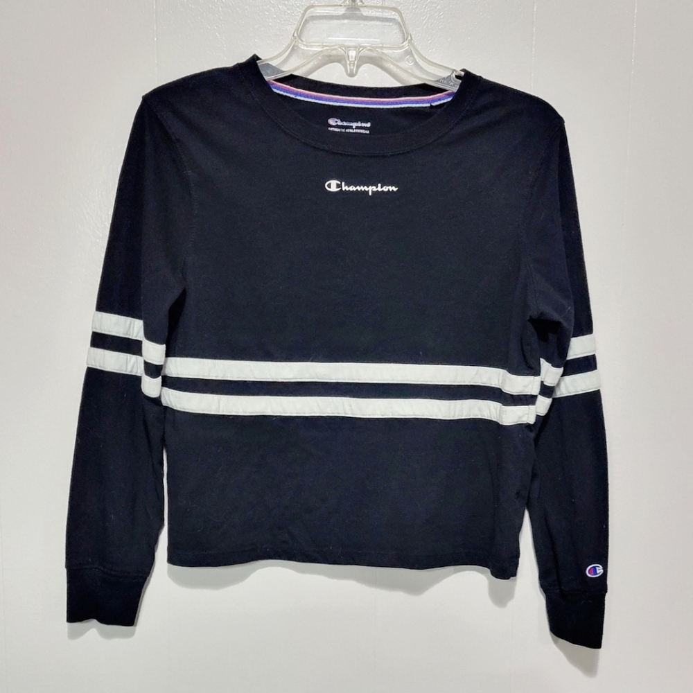 Champion Women's Long Sleeve Cropped Tee Size Small